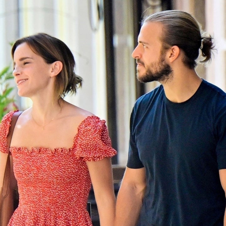 Emma Watson Holds Hands With Brandon Green in Italy