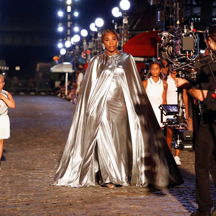 Serena Williams Is Radiant In Custom Balenciaga on Vogue World Runway 