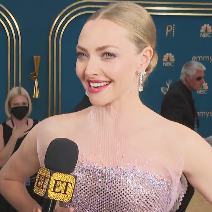 Amanda Seyfried Is Pretty in Pink 'Armor' at the 2022 Emmys