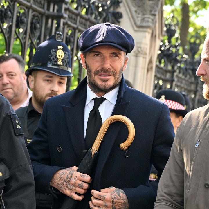 David Beckham Waits Over 13 Hours to View Queen Elizabeth's Coffin