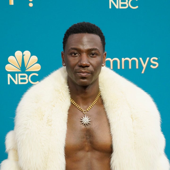 Jerrod Carmichael Reveals Why He's Shirtless & in a Fur Coat at Emmys