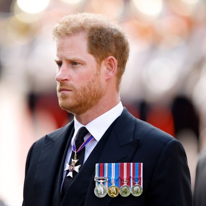 Prince Harry Excluded From Saluting Queen Elizabeth II's Coffin