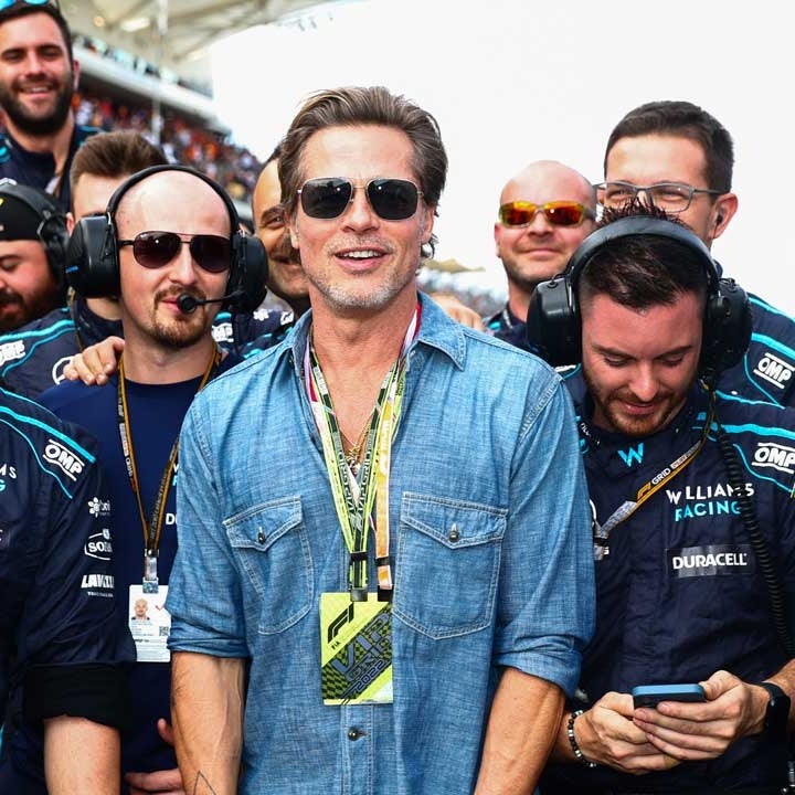 Brad Pitt Attends Grand Prix in Austin Ahead of Role in Formula 1 Film