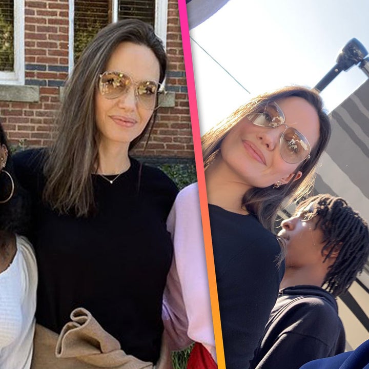 Angelina Jolie Enjoys Spelman College Homecoming With Daughter Zahara