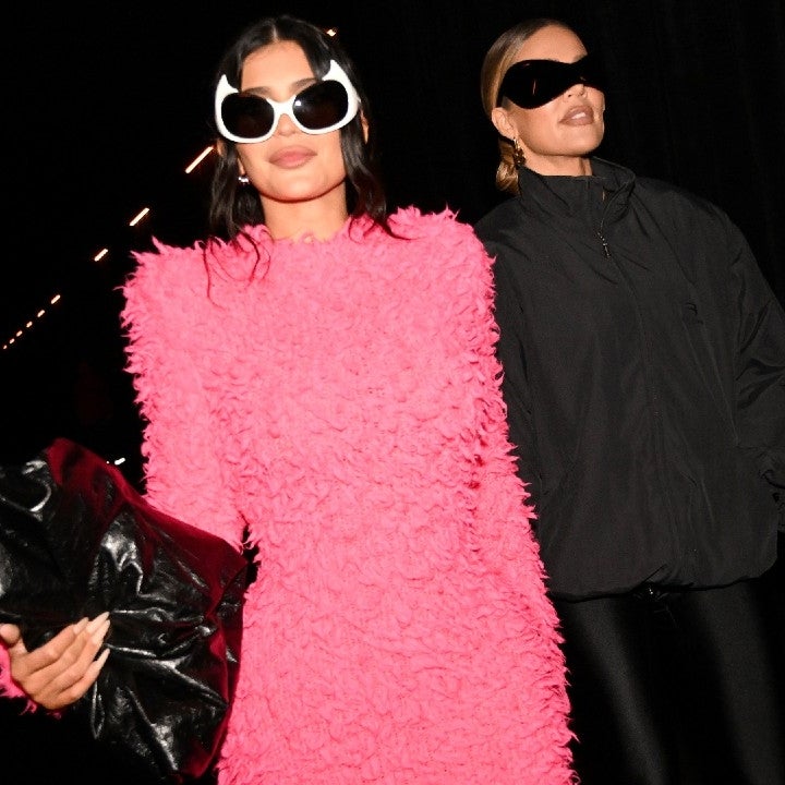 Khloe Kardashian, Kylie Jenner Support Kanye West at Balenciaga Show