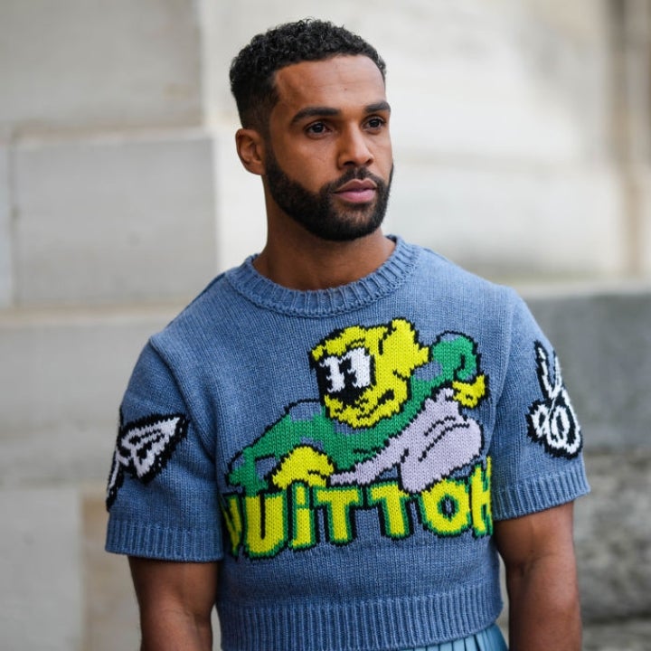 'Emily In Paris' Star Lucien Laviscount Ditches His Suits for a Skirt