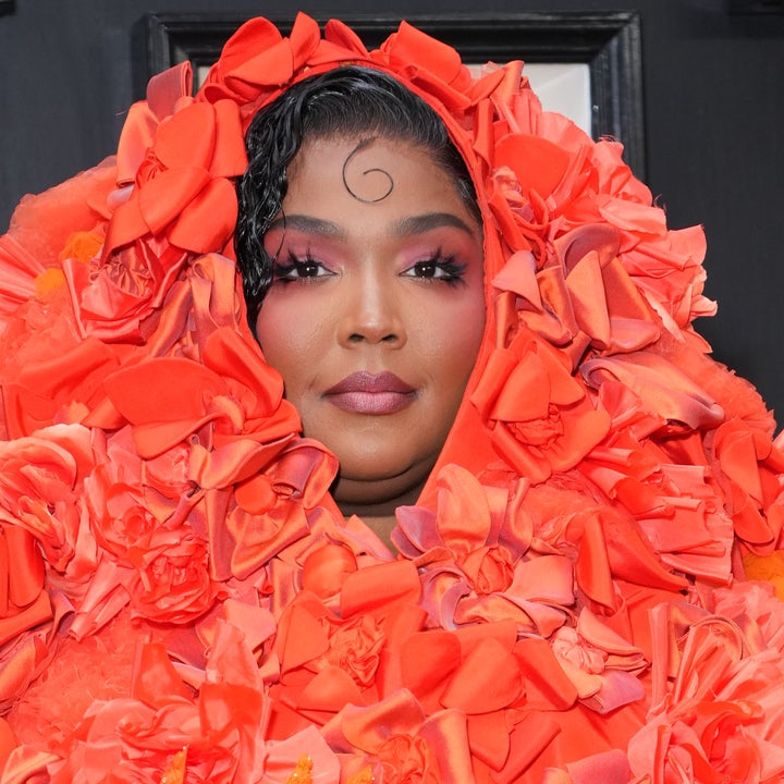Lizzo Is Just Peachy in Show-Stopping 2023 GRAMMYs Look