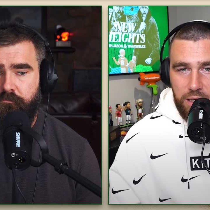Jason & Travis Kelce Tear Up Over Getting to Share Super Bowl With Mom
