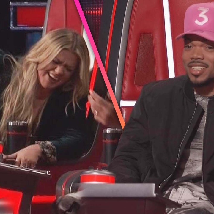 'The Voice': Kelly Clarkson Nearly Falls Out of Her Chair Over Chance the Rapper's Joke