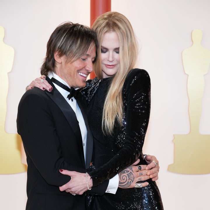Nicole Kidman Kisses Husband Keith Urban on 2023 Oscars Red Carpet