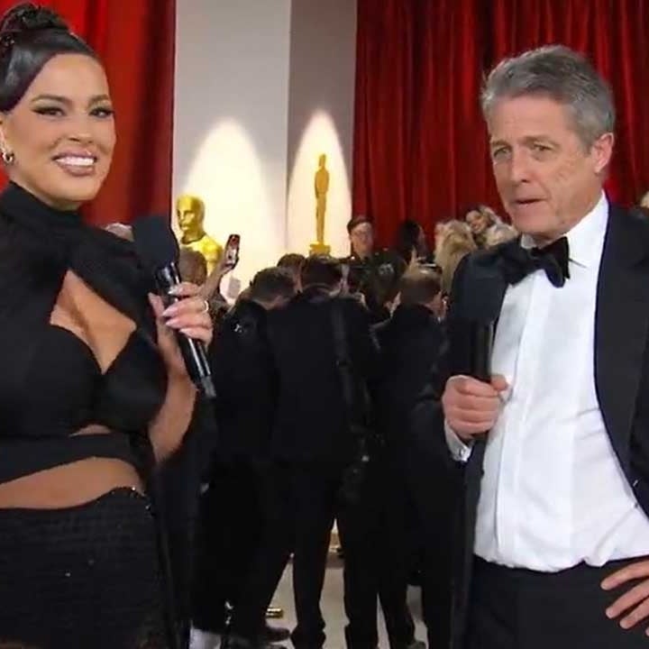 Hugh Grant Rolls Eyes at Ashley Graham After Awkward Oscars Interview