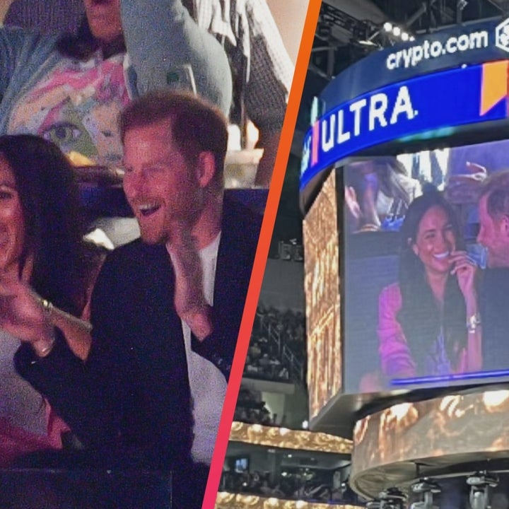 Meghan Markle and Prince Harry Make Appearance at Lakers Game Ahead of Kings Charles' Coronation 