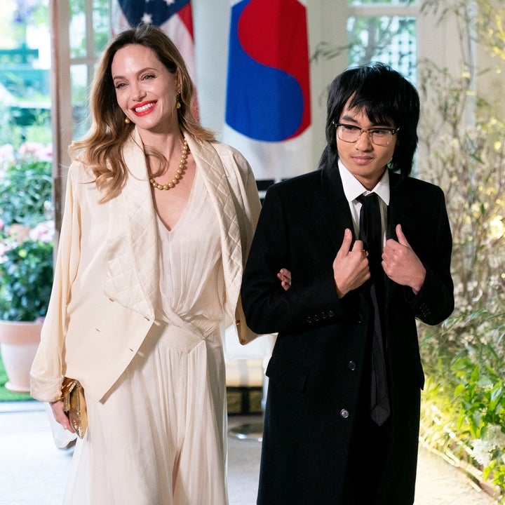 Angelina Jolie and Son Maddox Attend State Dinner With President Biden