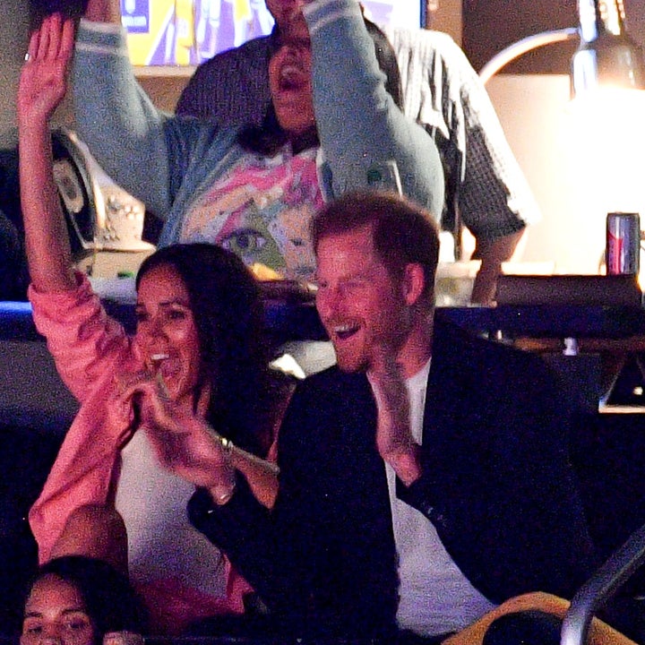 Prince Harry and Meghan Markle Attend Lakers Game Ahead of Coronation