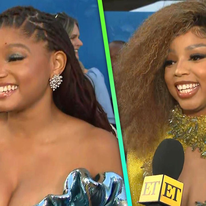 Halle Bailey Gets Emotional With Her Sister at 'Little Mermaid' Debut