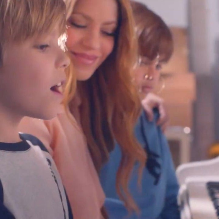 Watch Shakira's Sons Sing and Play Piano in Her 'Acróstico' Music Video 