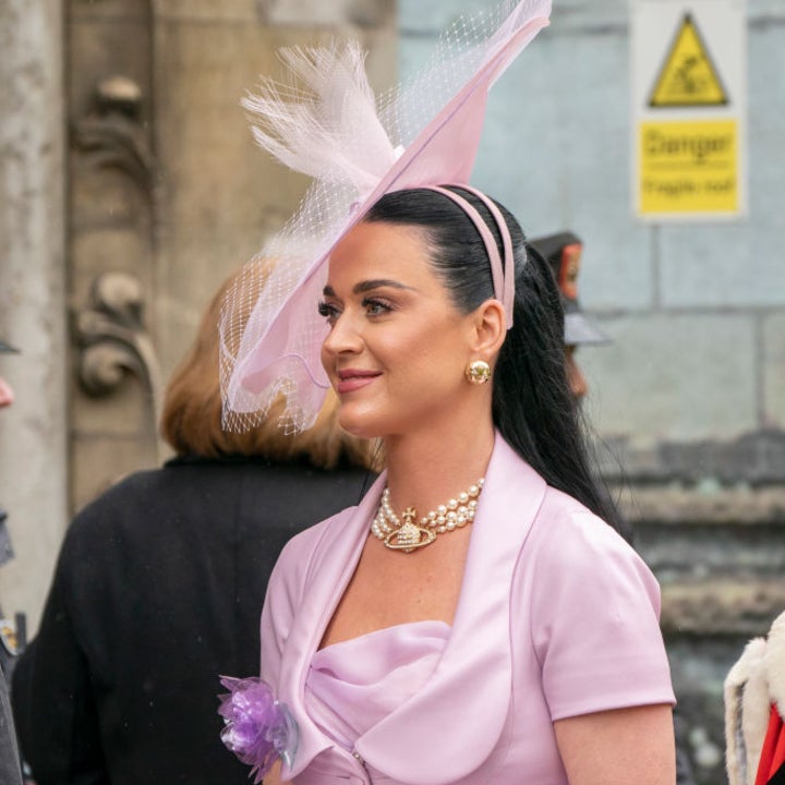 Katy Perry Looks Pretty in Purple for the Coronation: PICS