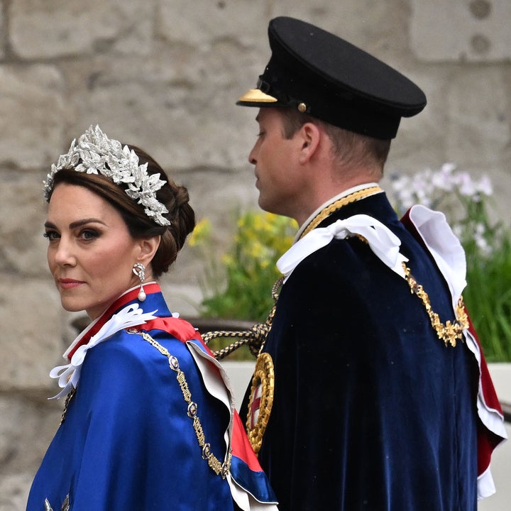 Kate Middleton Wears Elegant Royal Blue Cape to Coronation