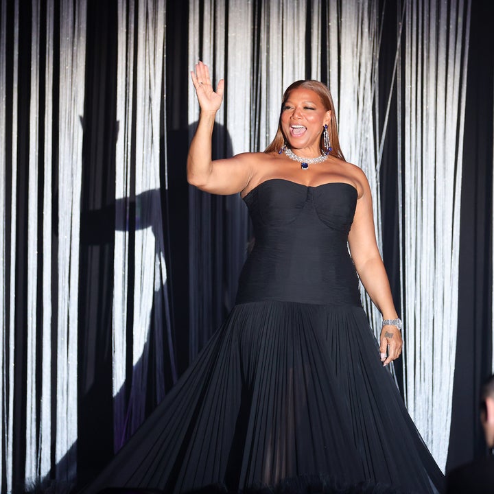 Queen Latifah Holds Hands With Eboni Nichols on amfAR Gala Carpet |  Entertainment Tonight