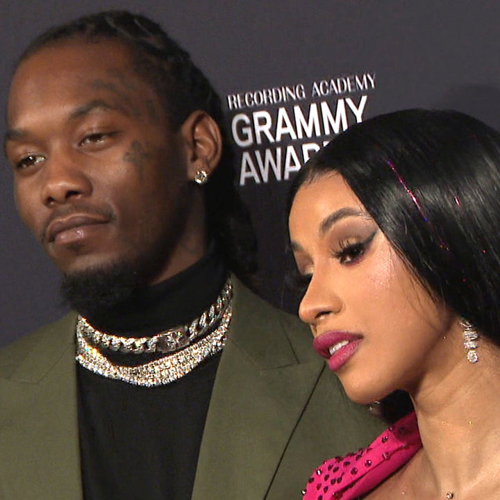 Cardi B and Offset Pack on the PDA at Daughter's 5th Birthday Party