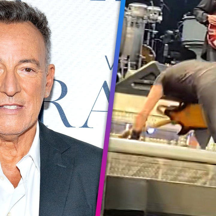 Bruce Springsteen Falls on Stage During a Performance!