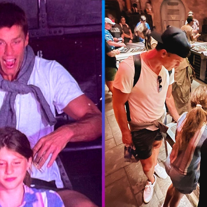 Tom Brady Freaks Out Riding the Tower of Terror at Disney World With His Kids 