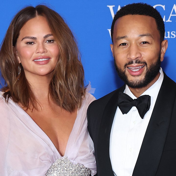 Chrissy Teigen & John Legend's Kids Adorably Pose in Matching Outfits