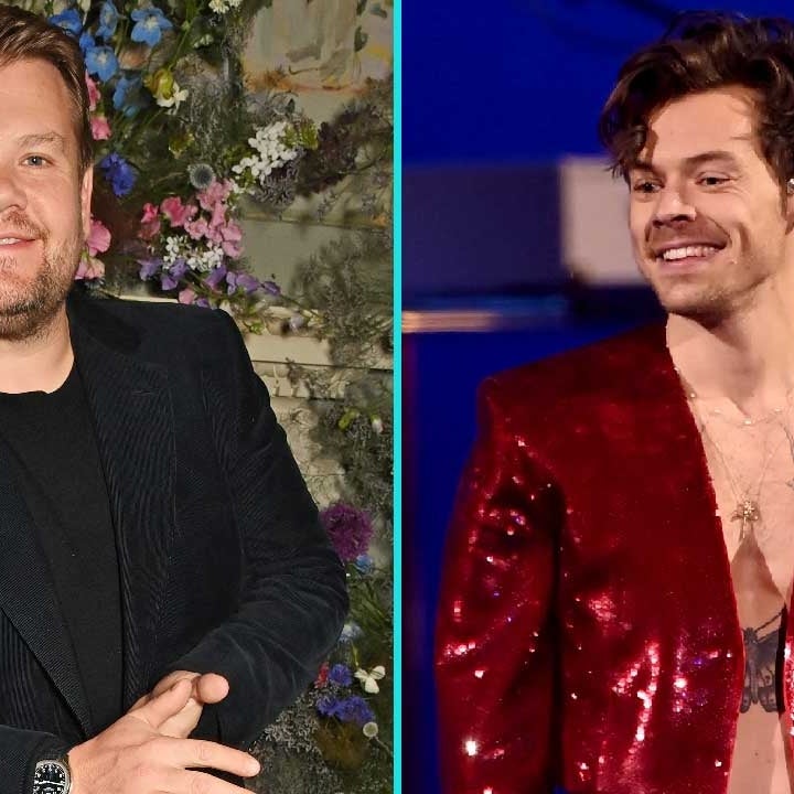 See James Corden Dance at Harry Styles' Last Tour Stop in Italy