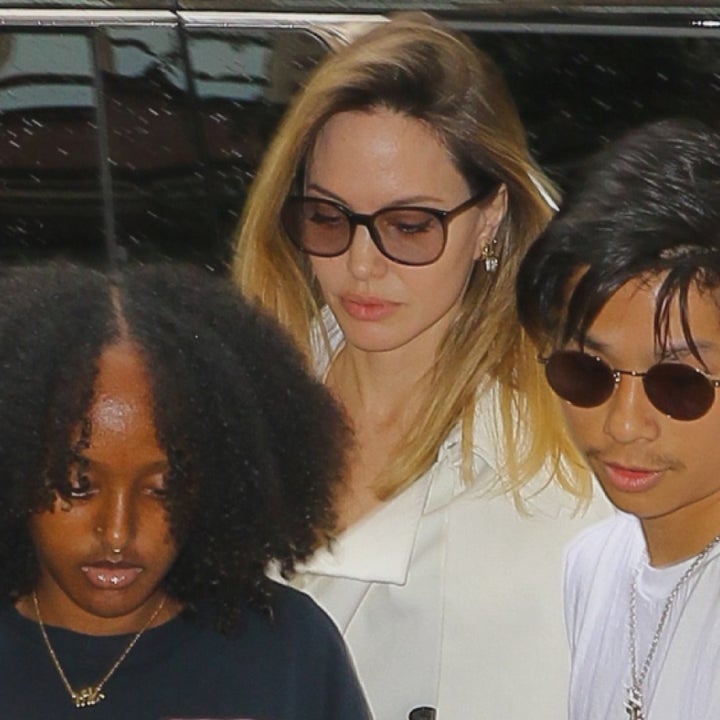 Angelina Jolie Spends Quality Time With Pax and Zahara in New York City 