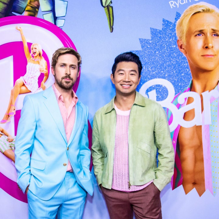 Ryan Gosling and Simu Liu Have Awkward Moment During 'Barbie' Photo
