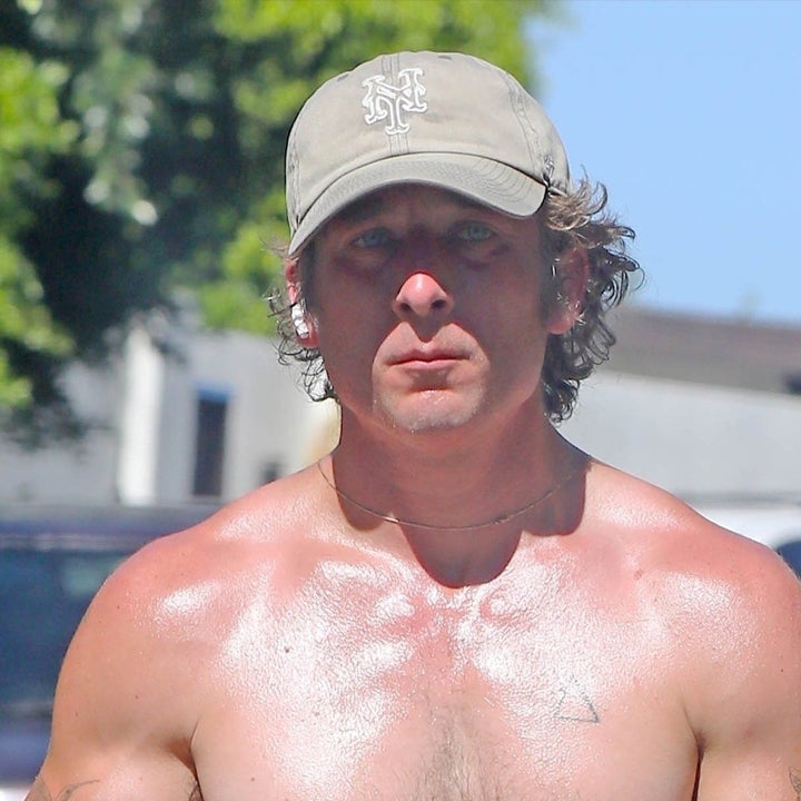 Jeremy Allen White Shows Off Fit Physique as He Steps Out Shirtless