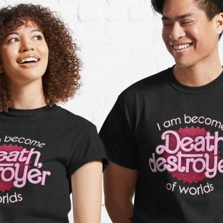 You Need This Viral Tee for the 'Barbie' and 'Oppenheimer' Premieres