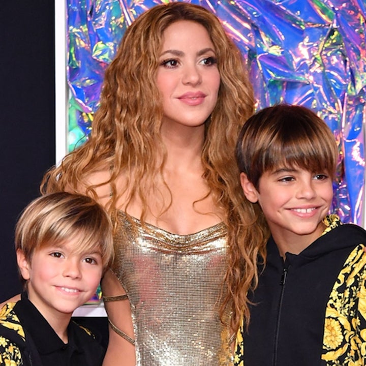 Shakira Poses With Her Two Sons Milan and Sasha at the 2023 MTV VMAs