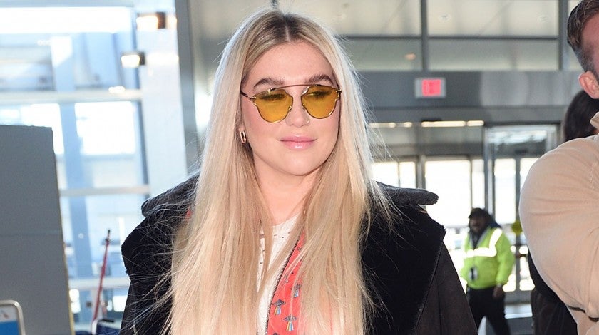 Kesha at JFK