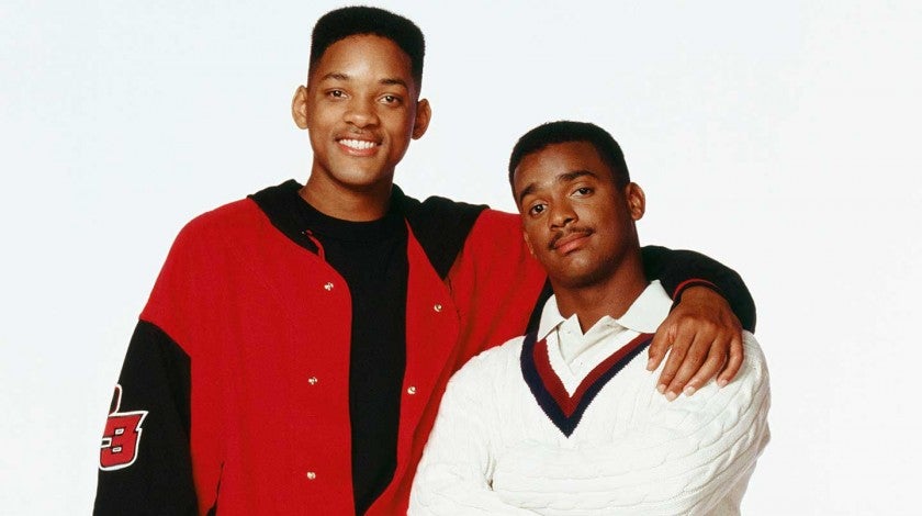 Will Smith and Alfonso Ribeiro from 'The Fresh Prince of Bel-Air' Press Shoot