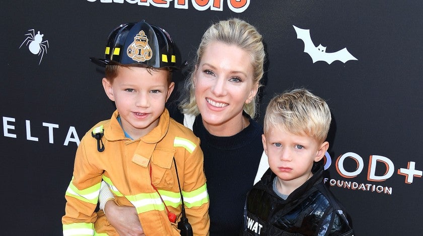 Heather Morris and sons
