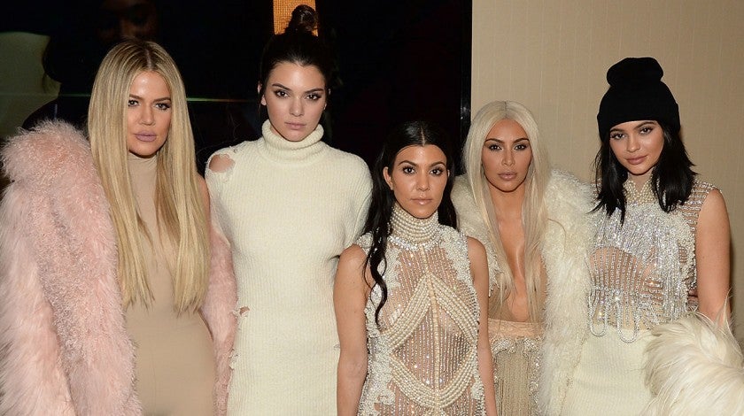  Khloe Kardashian, Kendall Jenner, Kourtney Kardashian, Kim Kardashian West and Kylie Jenner at Yeezy Season 3 in 2016