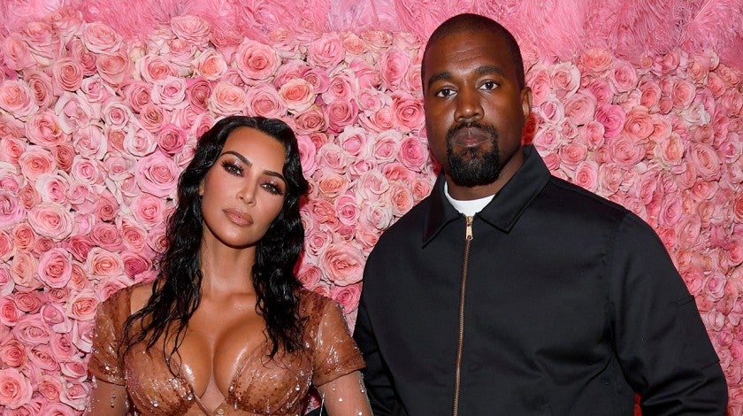 Kim Kardashian and Kanye West at 2019 met gala