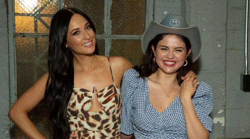 kacey Musgraves and selena gomez at greek theater