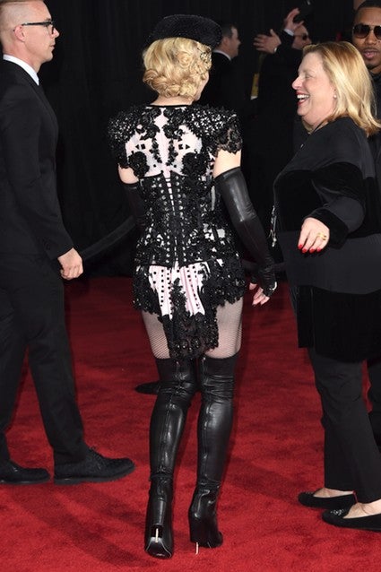 Madonna Flashes Her Butt on the GRAMMYs Red Carpet | Entertainment Tonight