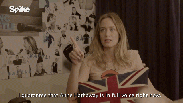Watch Emily Blunt Take Drastic Measures To Prepare For Her Lip Sync 