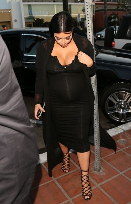 Kim Kardashian Deals With Swollen Feet During Pregnancy -- See the Pics