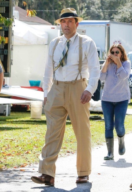 Ben Affleck Looks Totally Retro and Amazing on the Set of 'Live By