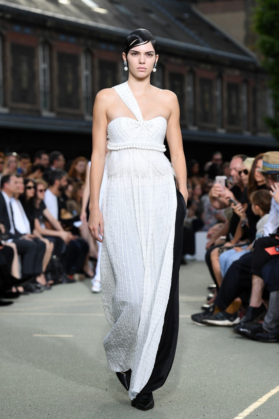 Bella Hadid walks the runway for the Givenchy show as part of