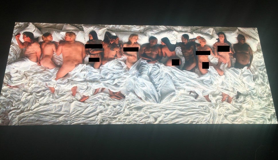 Kanye West S Nsfw Famous Video Features Taylor Swift