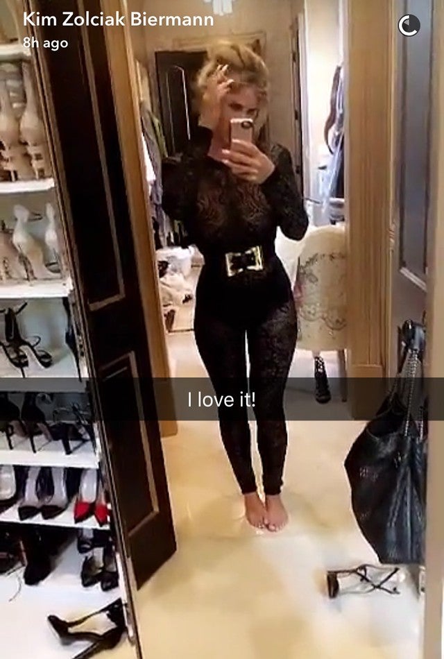 Kim Zolciak Wears Same Sheer Balmain Jumpsuit As Kylie Jenner See