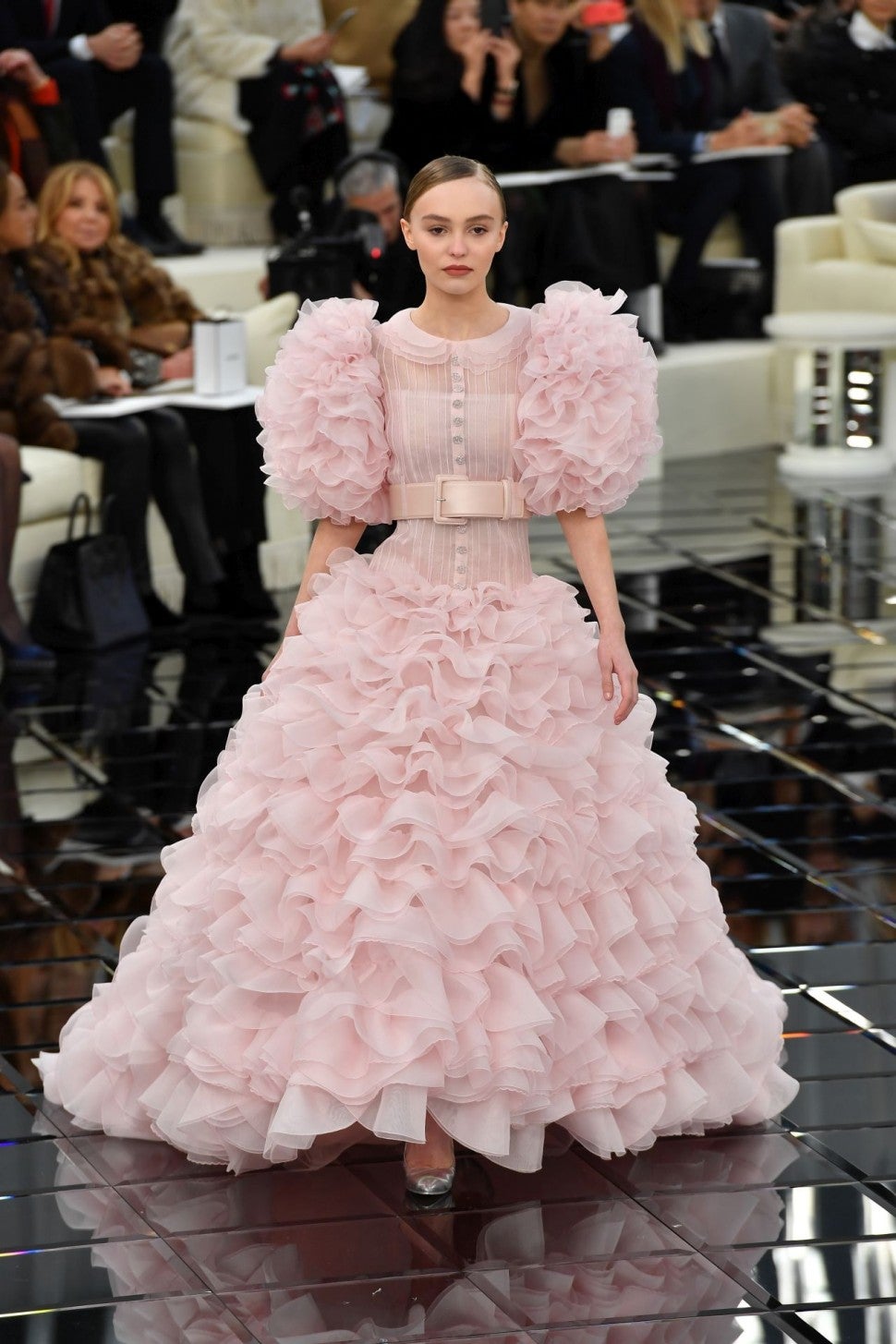 Lily-Rose Depp Is Karl Lagerfeld's Latest Chanel Show Bride -- See Her