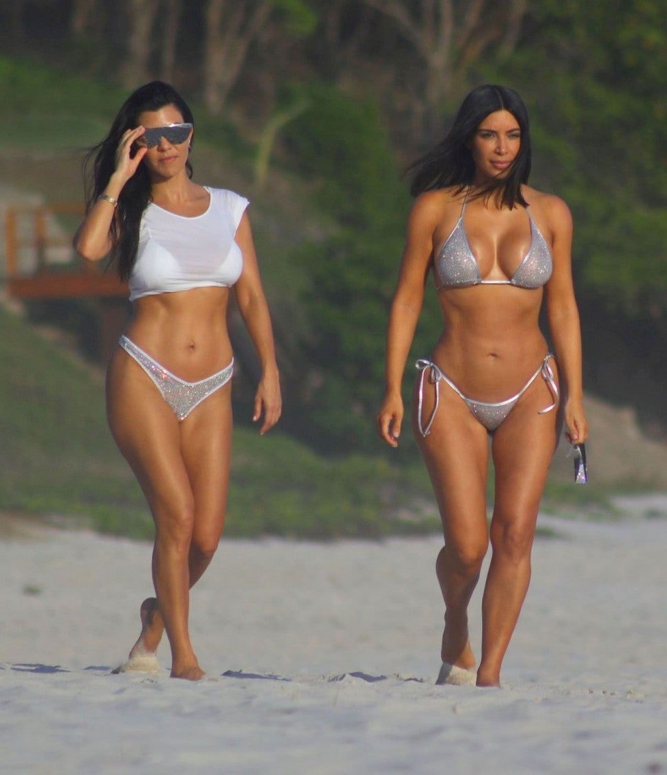 In The Silver Kim Beach On Looks A Best Kardashian Hot Bikini Kim Kardashian
