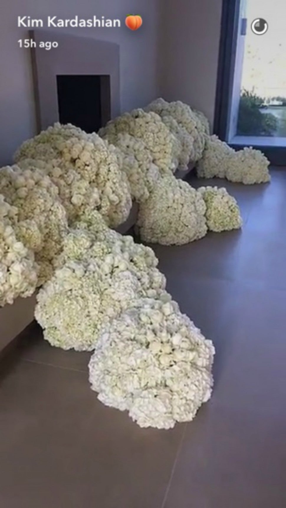 Kanye West Surprises Kim Kardashian With Bouquets of 'Floating Flowers