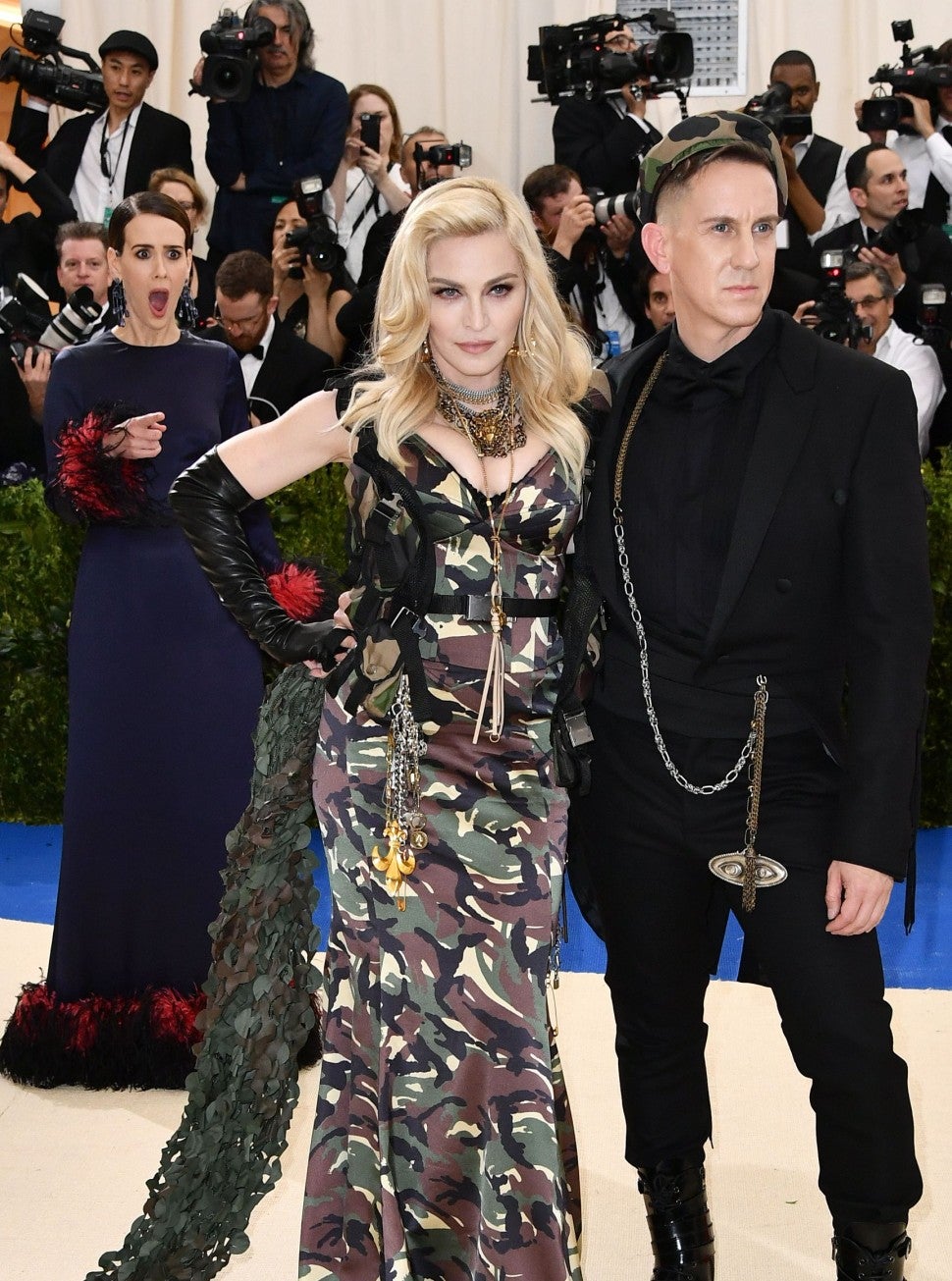 Sarah Paulson Fangirls Over Madonna at the Met Gala -- See Her Epic
